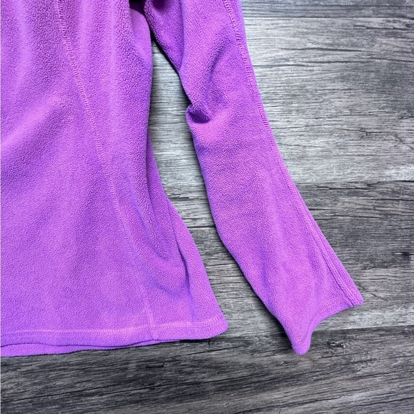 The North Face Purple Fleece Pullover Quarter Zip Sweater Sweat shirt - Picture 6 of 12